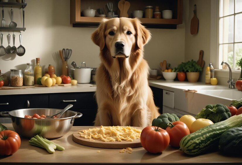 Home-cooked food for dogs: